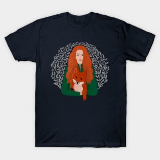 Fox spirit animal illustration T-Shirt